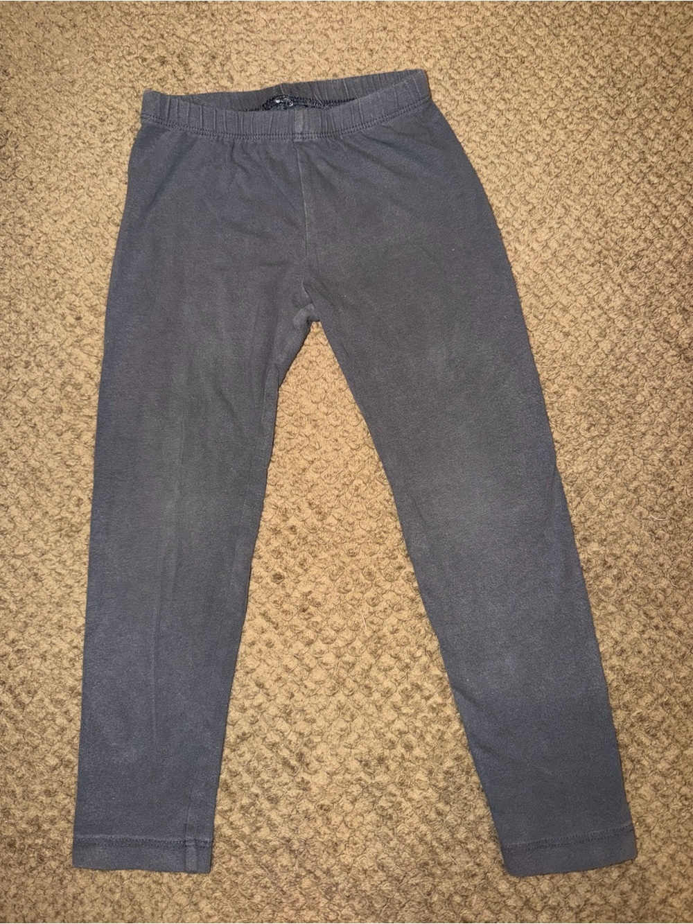Old Navy Kid’s Gray Cotton Blend Lightweight Full Length Leggings - 4T